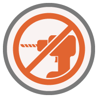 No Drilling Required Icon