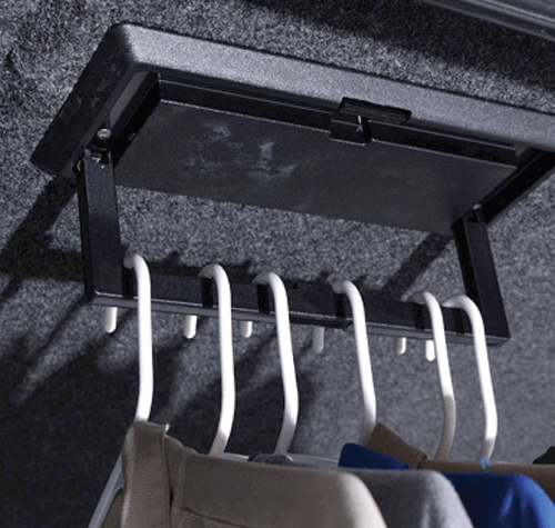 optional interior clothes hanger