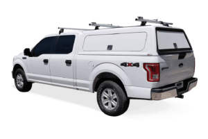 White Ford F-150 with Jason WorkForce Truck Cap
